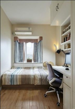 书房卧室一体装修效果图小户型 书房卧室一体图片