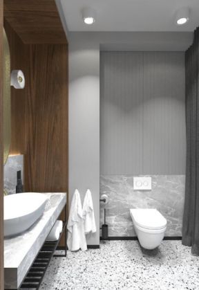 现代简约卫生间设计 现代简约卫生间装修效果图大全图片