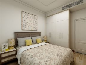 中海国际社区88平现代风格卧室装修效果图