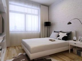 旺京家园北欧90平二居室卧室装修案例