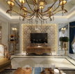观澜时代天筑430㎡美式风格别墅客厅装修效果图