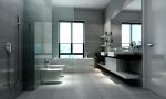 95平米现代风格三居室卫生间装修效果图片欣赏