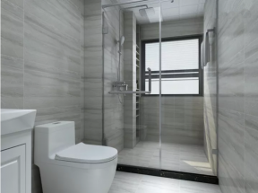 首开国风琅樾二居91平欧式风格浴室装修设计效果图