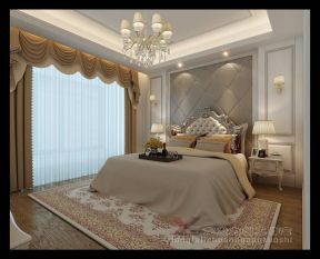 万科东方传奇260平米简欧风格复式卧室装修设计效果图