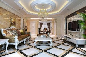 佳水豪庭128㎡欧式古典风格案例赏析 尊贵奢华的享受！