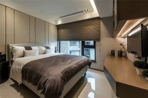 现代风格三居123平卧室装修设计效果图大全