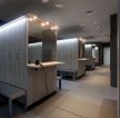 现代风格1600平米健身房洗浴室装修案例