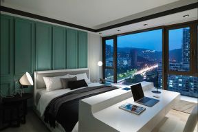 230平米四居室现代风格卧室装修设计效果图