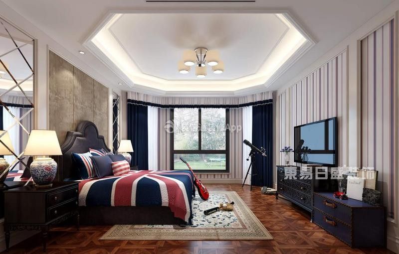 480平米古典别墅卧室装修设计效果图