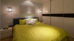 2023现代简约89平米三居室卧室床设计图片欣赏