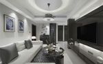 滨江铂金海岸现代风格139平米三居室装修案例