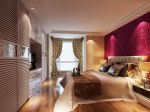 93平米现代风格三居室卧室窗帘装修效果图欣赏