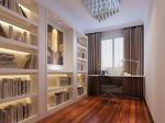 现代风格108平三居室书房书柜装修效果图片欣赏