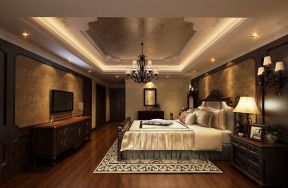 古典风格跃层480平卧室装修设计效果图赏析