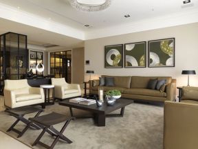 现代风格142平三居室客厅沙发效果图片欣赏