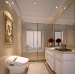 欧式风格350平别墅卫生间洗手池设计图片