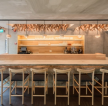 100平米工业风格个性餐厅吧台装修效果图