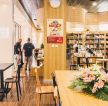 现代简约850平咖啡书店装修