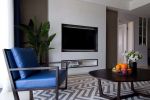 88平现代风格二居客厅电视墙家装设计效果图
