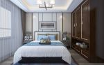 新中式风格140平三居室卧室衣柜装修