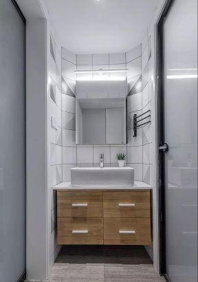 简约现代风格87平两居室卫生间装修效果图大全