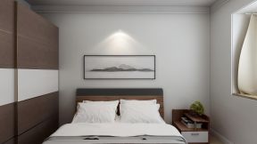 两居室85平米现代风格卧室衣柜装修效果图片