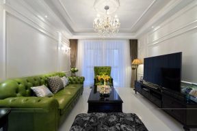 美式风格91平米两居室客厅沙发装修效果图欣赏