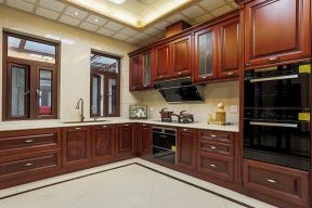 别墅400平新中式风格厨房装修效果图
