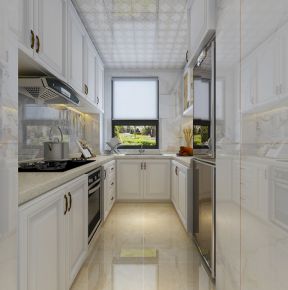 137平米三居室简欧风格厨房装修设计效果图