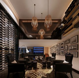 酒庄150平米现代风格休闲室装修设计图