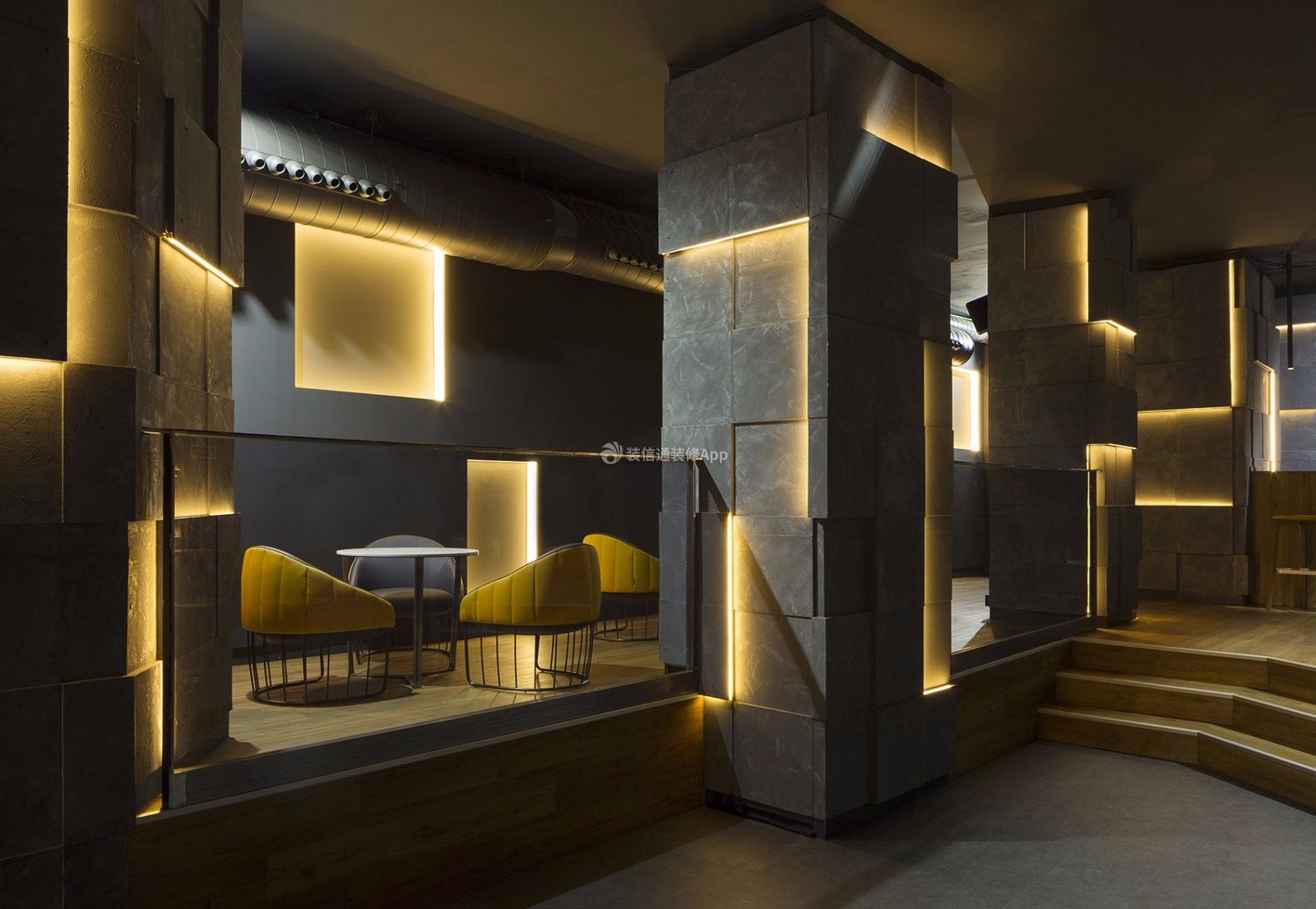 酒吧俱乐部现代风格900平室内装修设计效果图