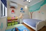地中海风格120平米四居室儿童房墙面设计图片