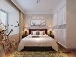 新中式125平三居室卧室装修