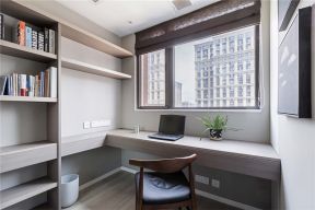 2023现代简约135平米四居室书房书桌设计图片