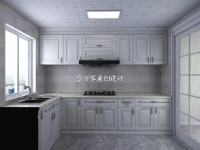 新中式风格79平二居室厨房装修效果图