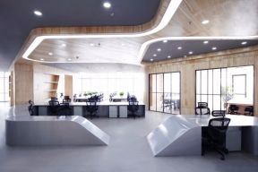 个性办公室现代风格创意吊顶装修效果图