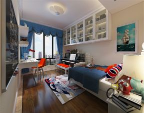 200平米三居室简欧风格儿童卧室装修设计效果图