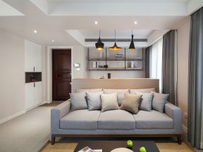 现代风格小户型58平客厅沙发装修设计效果图大全