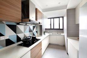 北欧风格142平米四居室厨房瓷砖装修效果图欣赏