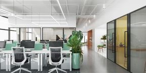现代风格1200平米办公室办公区装修