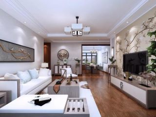 160平米新中式风格客厅沙发