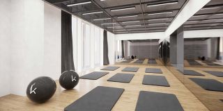 现代风格1375平米办公室瑜伽房装修