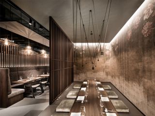 350平现代风格餐厅餐桌装修设计效果图大全