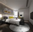 100平米三室一厅现代风格卧室羊毛地毯效果图片