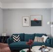 时尚北欧风格104平米三居室客厅沙发设计图片