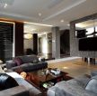 350平别墅现代风格客厅沙发茶几装修设计图