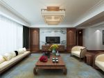 156平新中式风格客厅茶几装修设计图片