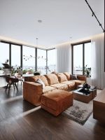115平米三居室绚丽风格沙发装修设计效果图大全