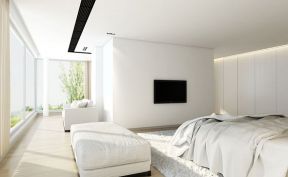 437平现代风格别墅卧室懒人沙发设计效果图