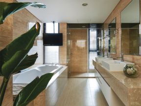 三居101平现代风格浴室装修设计效果图全集